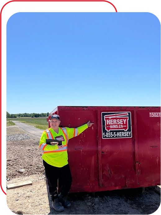 How Hersey Bins' Permanent Dumpster Service Works