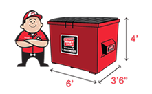 3 Yard Bin - Hersey Bins
