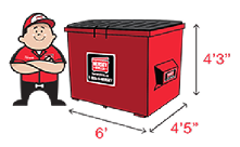 4 Yard Bin - Hersey Bins