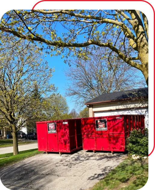 Dumpsters For Home Cleanouts, Major Renovations - Hersey Bins